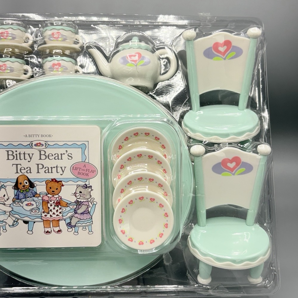 Vintage Bitty Baby Bitty Bear's Tea Party Set NEW Retired Set - Picture 3 of 4